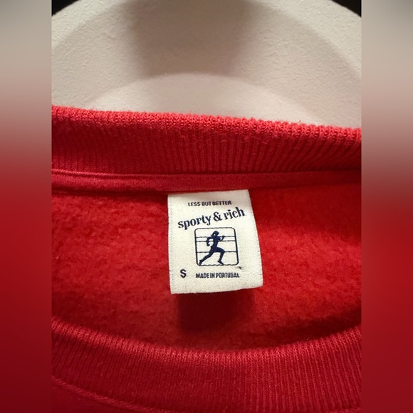 Sporty & Rich Small Red Sweatshirt. 🍒⚡️ - Picture 4 of 5